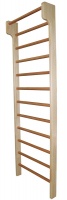шведская стенка деревянная plastep береза с турником 80х280 см