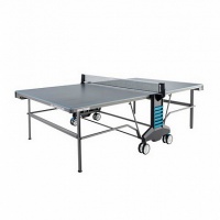 теннисный стол kettler всепогодный, с сеткой outdoor 6 серый