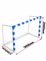 ворота минифутбольные/гандбольные с противовесом glav 7.106