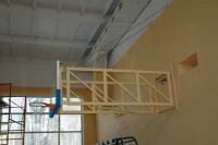 ферма для баскетбольного щита atlet настенная складная вынос 3,2 м imp-s3.2