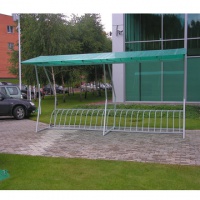 навес с велопарковкой stolz техно