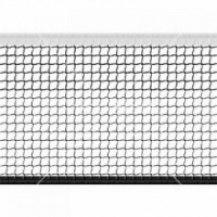 сетка большой теннис д=2,2мм, яч. 40x40 мм, цв. белый zso размер 1,07x12,8 м. пп