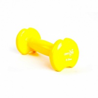 гантель в виниловой оболочке 0,5 кг aerofit db-vd-0,5k желтый