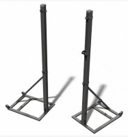 стойки волейбольные pesmenpol стальные с механизмом натяжения 2 шт.