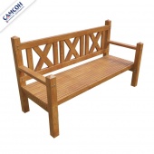 скамейка трехместная (лак сосна)