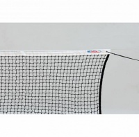 сетка теннисная kv.rezac 1272x107, узловая, нить 3 мм пп ячейка 45 мм, черная