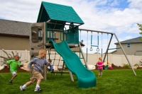 спортивно-игровой комплекс lifetime задний двор