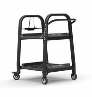 стойка для аксессуаров (2 полки) matrix connexus 2-shelf storage cart