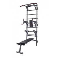 шведская стенка "гладиатор" полной комплектации с навесом для жима шс-049 apolonsport