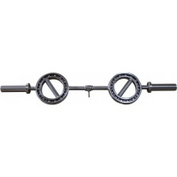 гриф для штанги с вращающимися ручками zso ф50, l-1200 мм, гладкая втулка, з/п