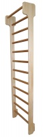 шведская стенка деревянная plastep бук с турником люкс 80х240 см